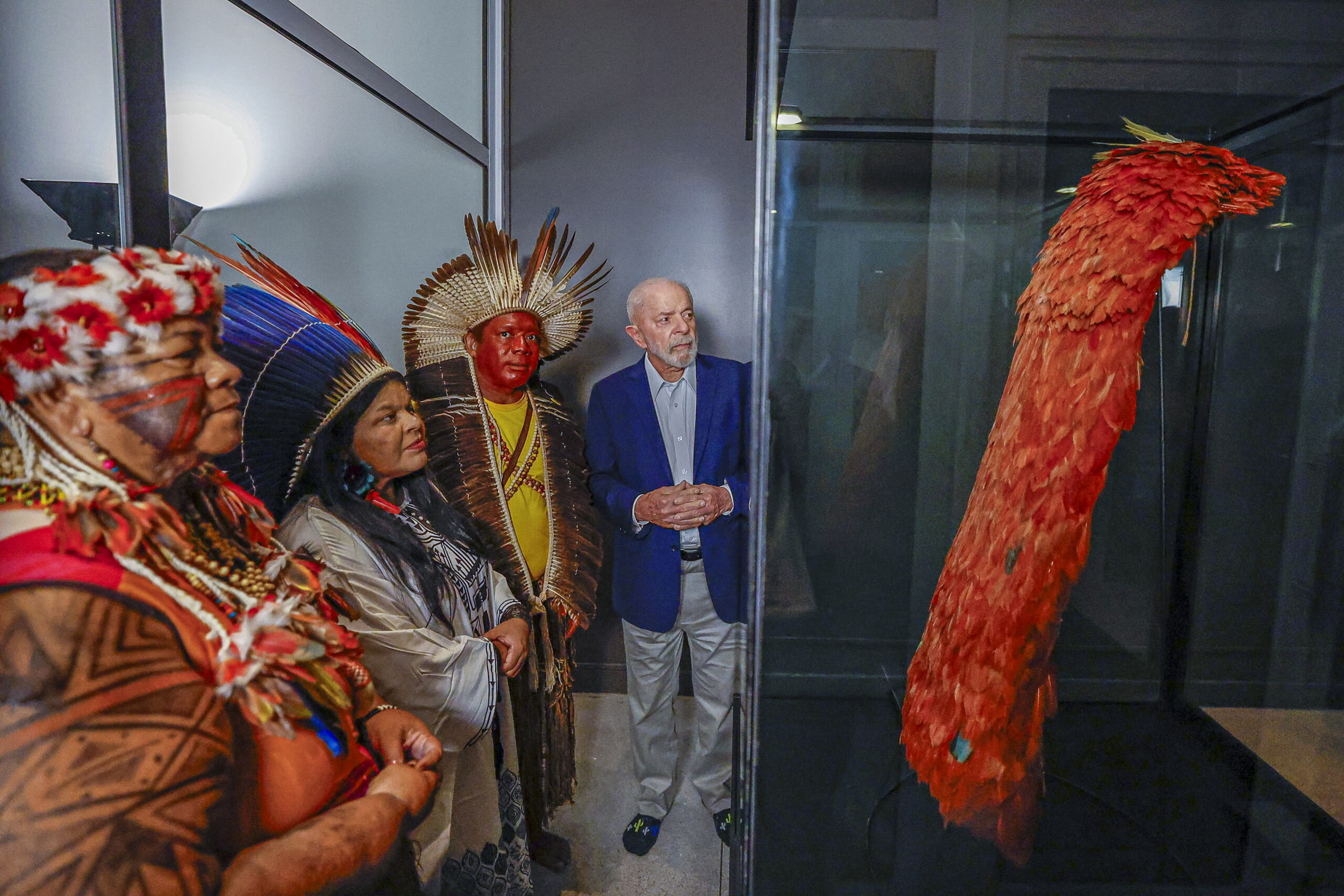 12.09.2024 – Cerimônia de celebração do retorno do Manto Tupi