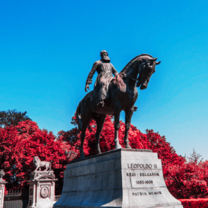 King Leopold II equestrian monument in Brussels
