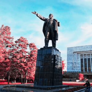 Statue of Lenin in Bishkek